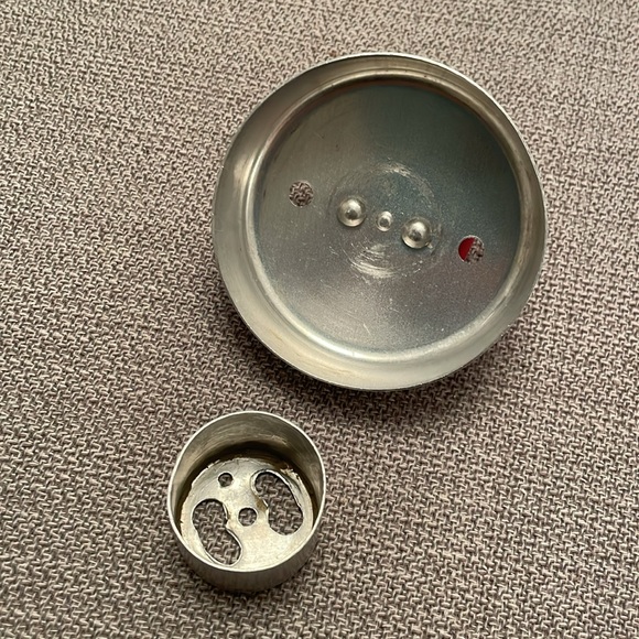 Vintage Aluminum Biscuit or Donut Cookie Cutter with Removable Center - Picture 4 of 7